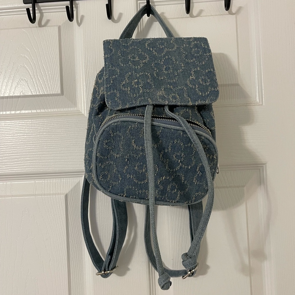 Denim Blue Backpack